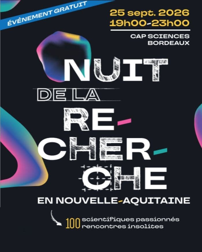 Nuit de la Recherche 2026 en Nouvelle-Aquitaine
