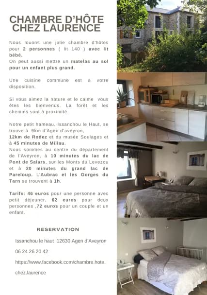 Chambre d'hôte chez Laurence