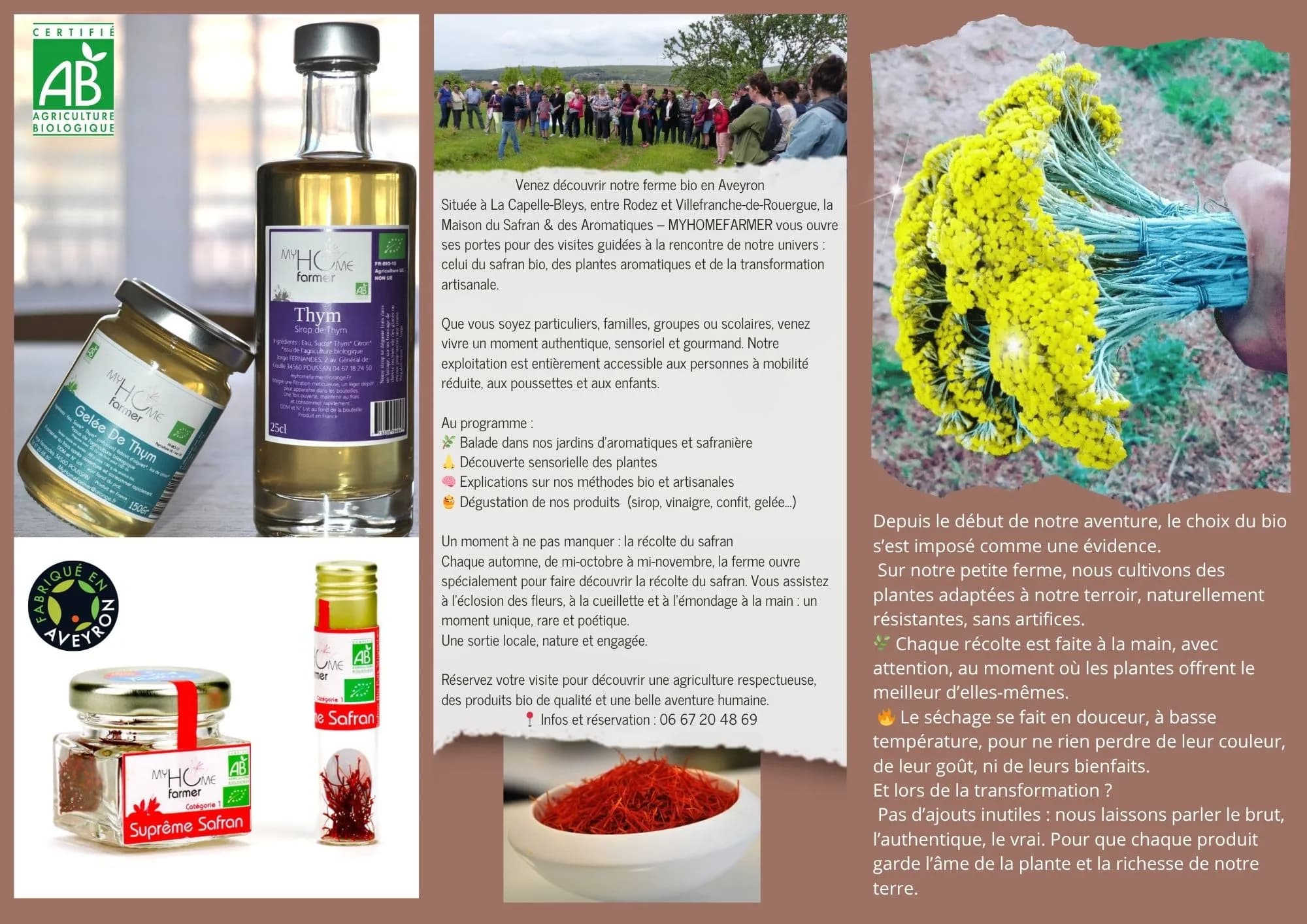 Portes ouvertes à la maison du safran et des aromatiques