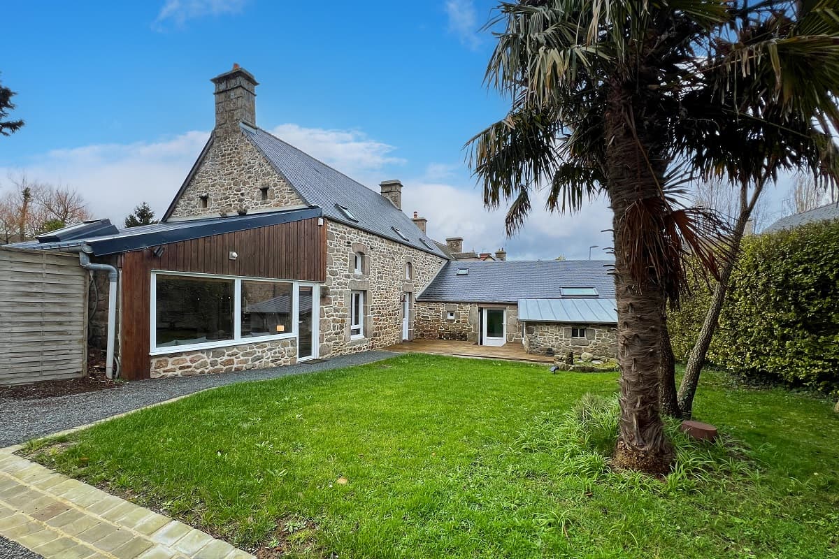 Maison en pierre, piscine et jardin proche mer - Montfarville - 1
