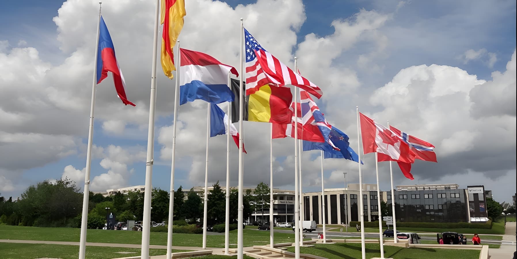 Mémorial de Caen Flag