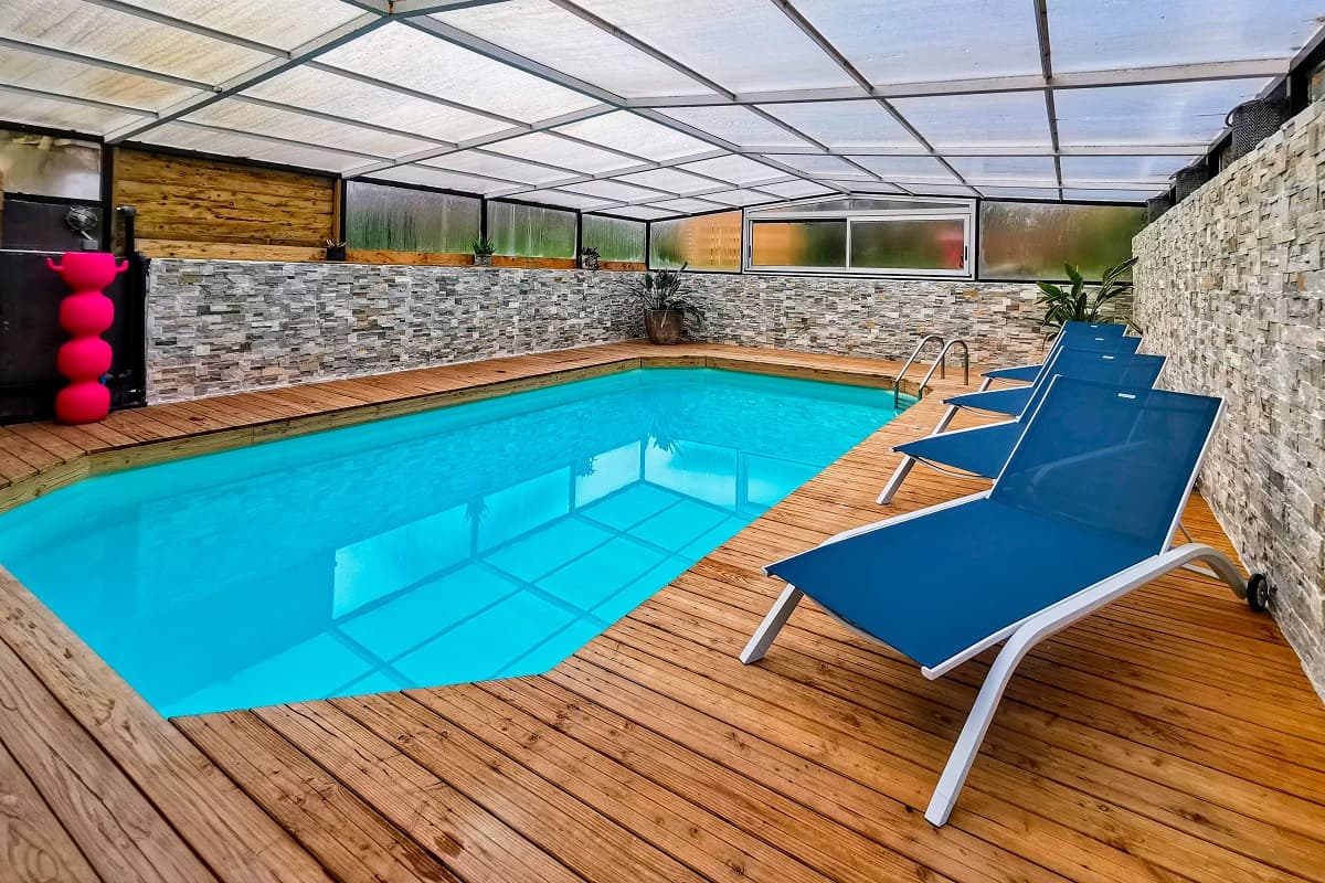 Maison en pierre, piscine et jardin proche mer - Montfarville - 2