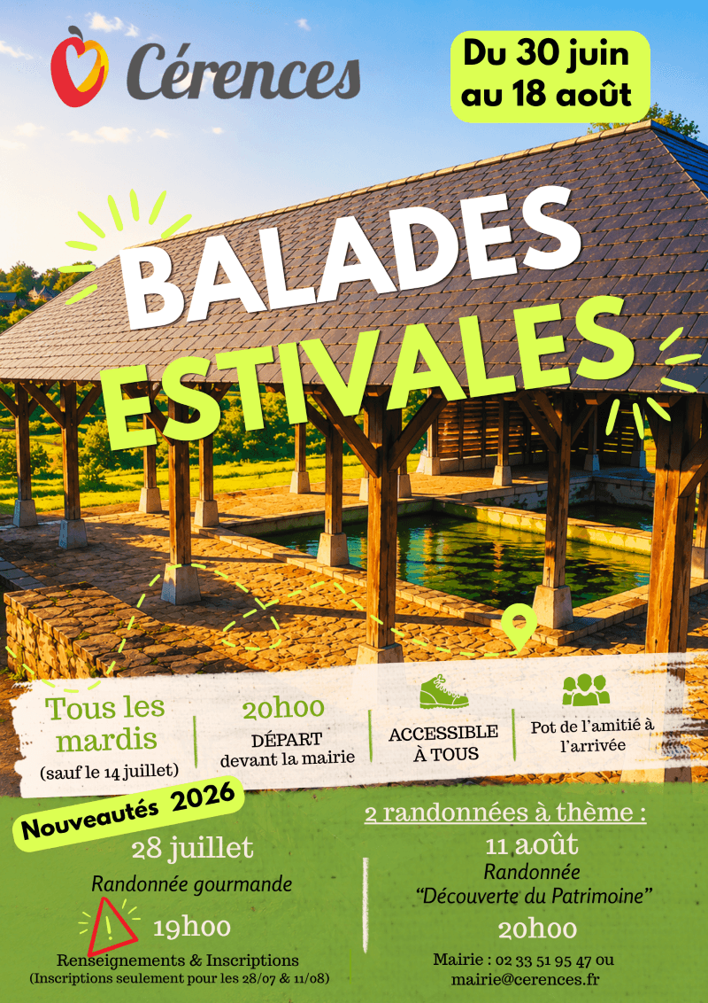 2026 - balades estivales cérences