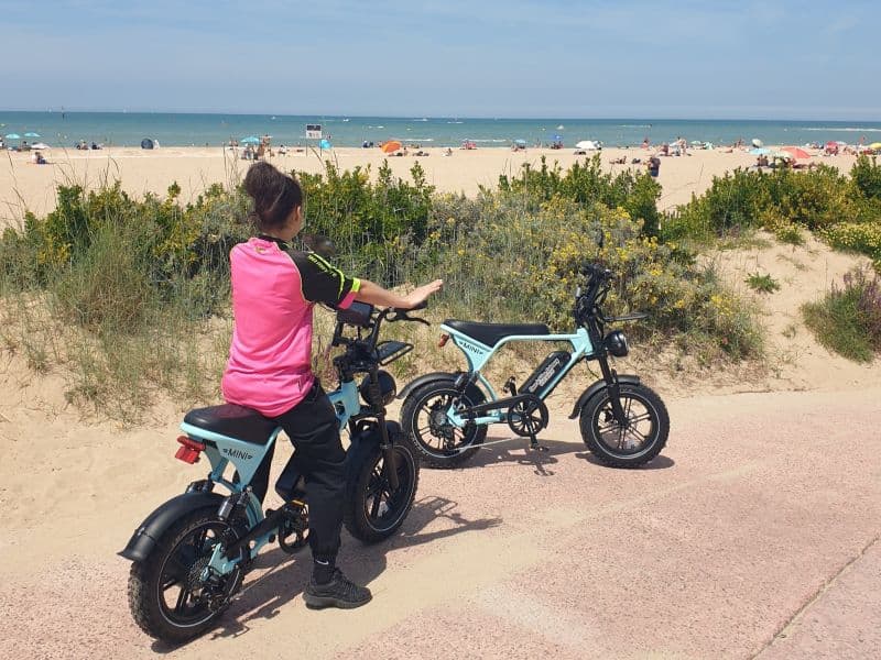 Balade en mini-scoot