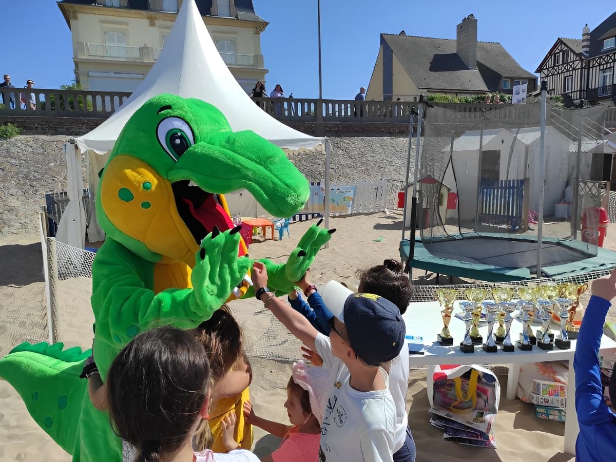 La mascotte du Croco club ("Dundee")