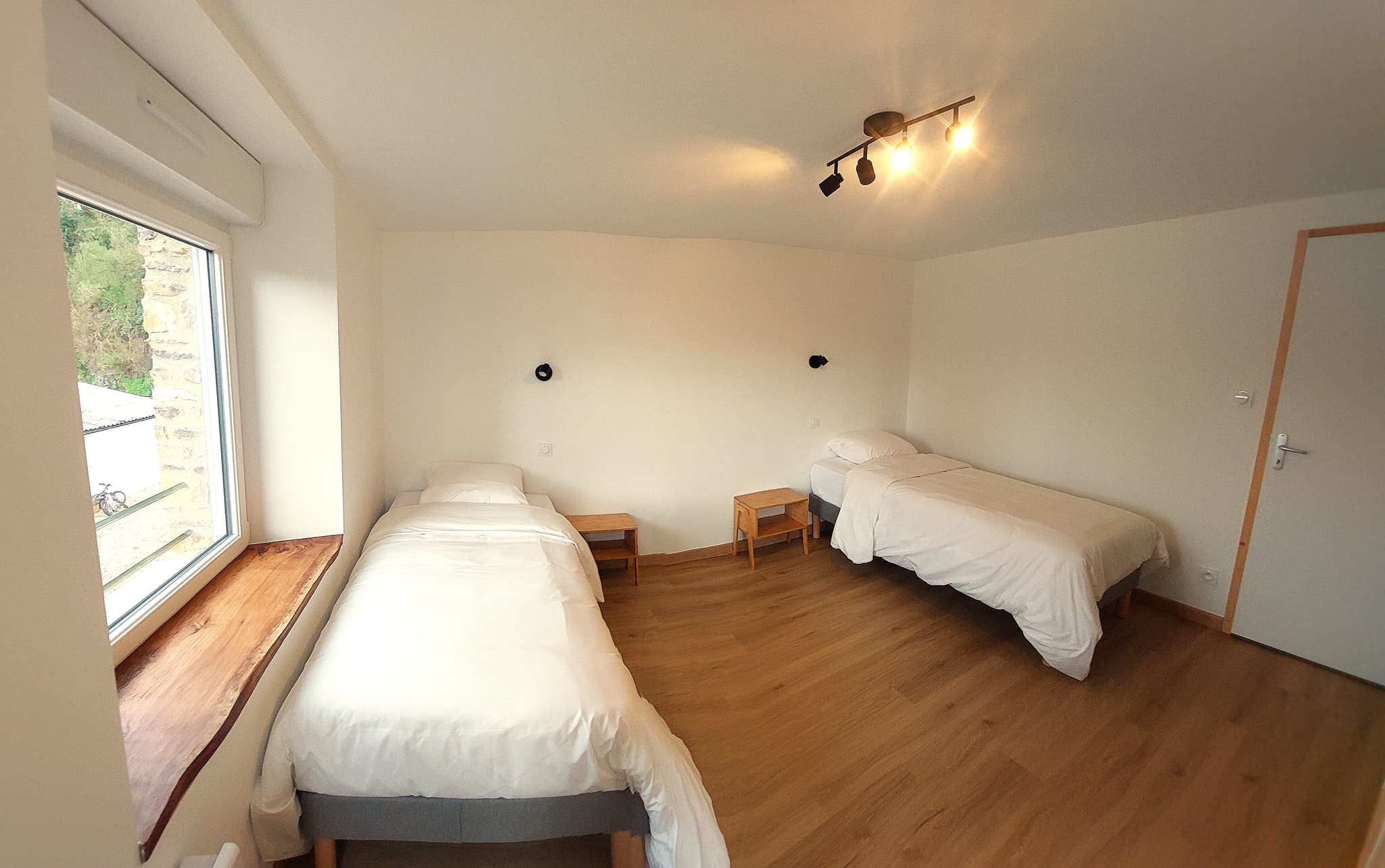 chambre 2 configuration 2 lits simples la Cigogne