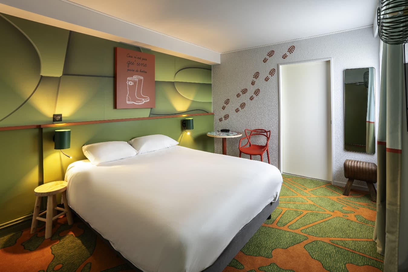 Chambre pmr ibis Styles Lisieux Normandie