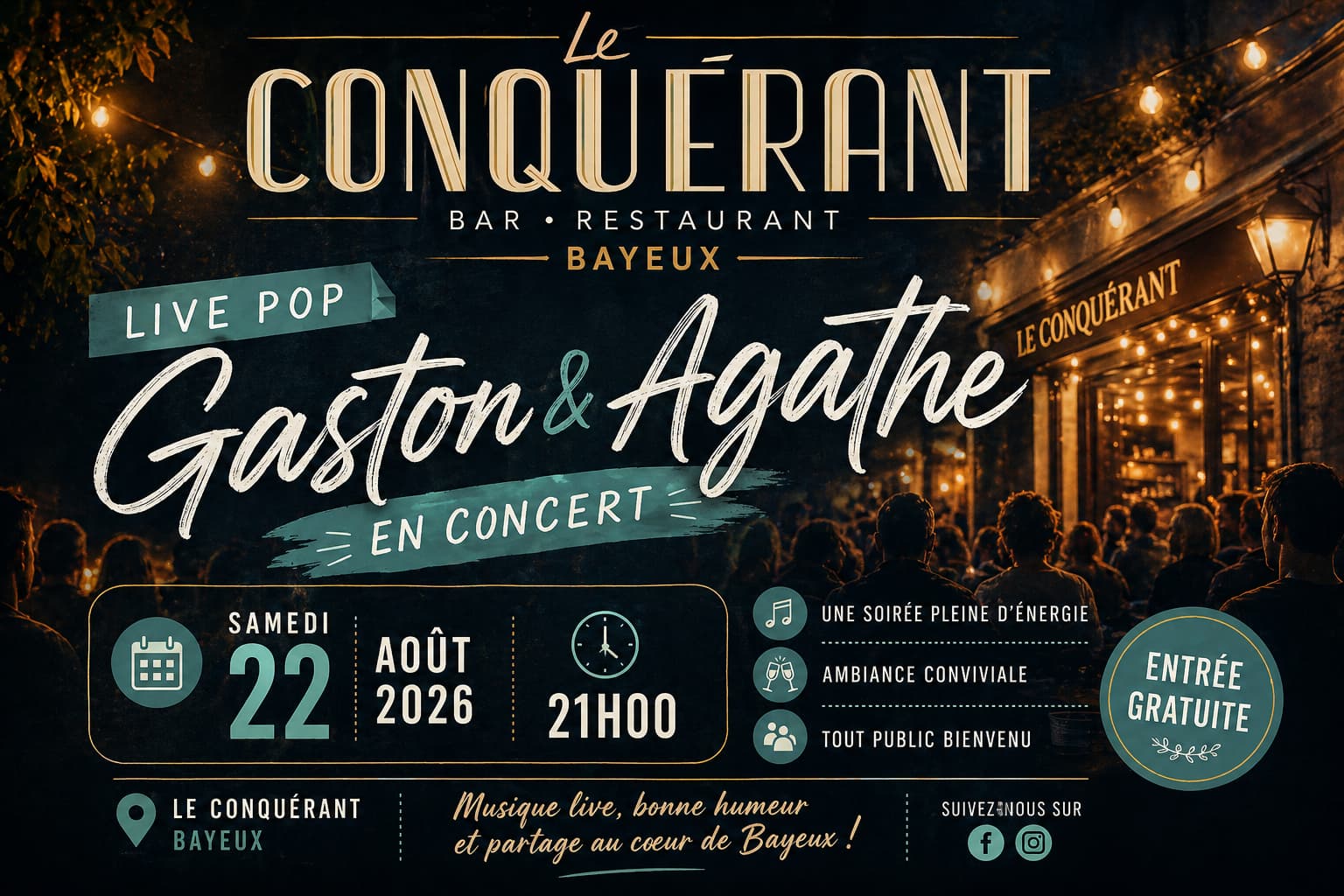 Concert au Conquérant
