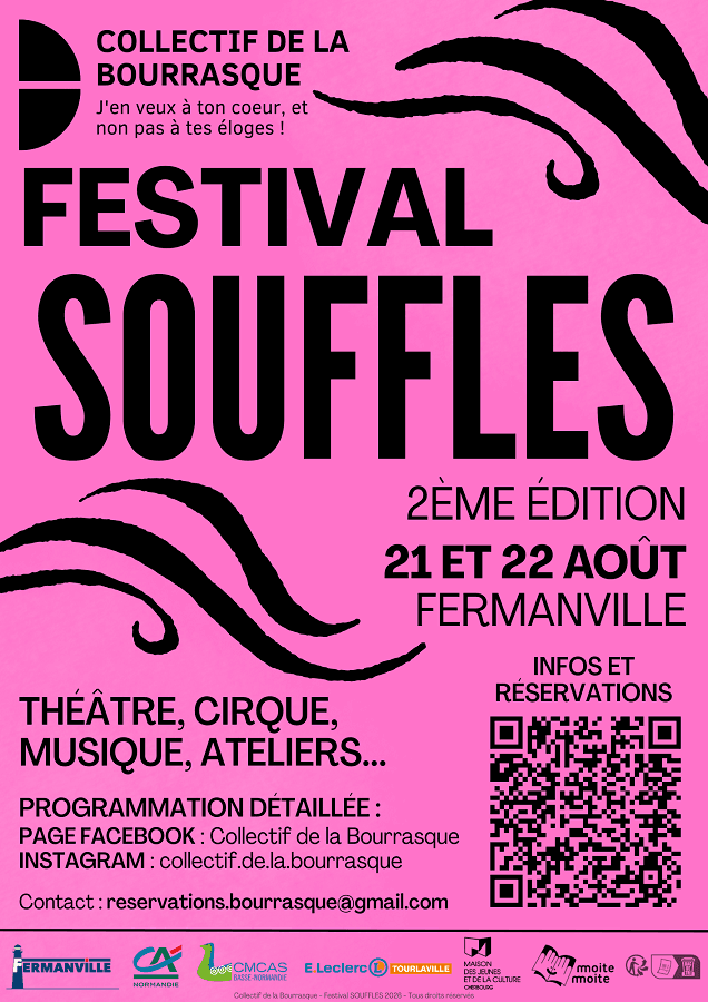 AFFICHE (A4, A3, A2, A1) - recto - SOUFFLES 2026 - 1