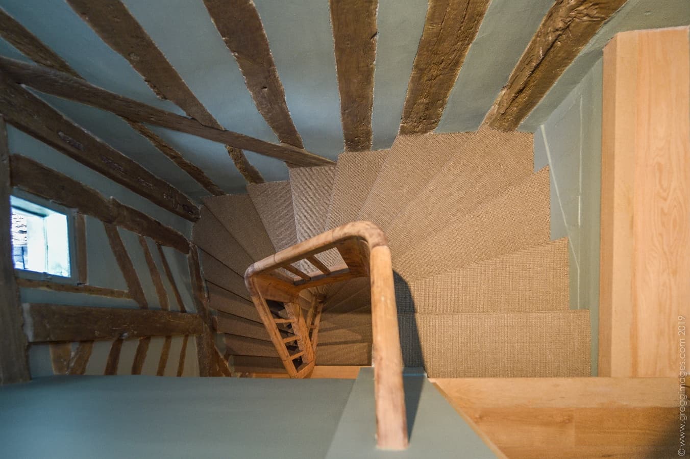 un escalier honfleurais