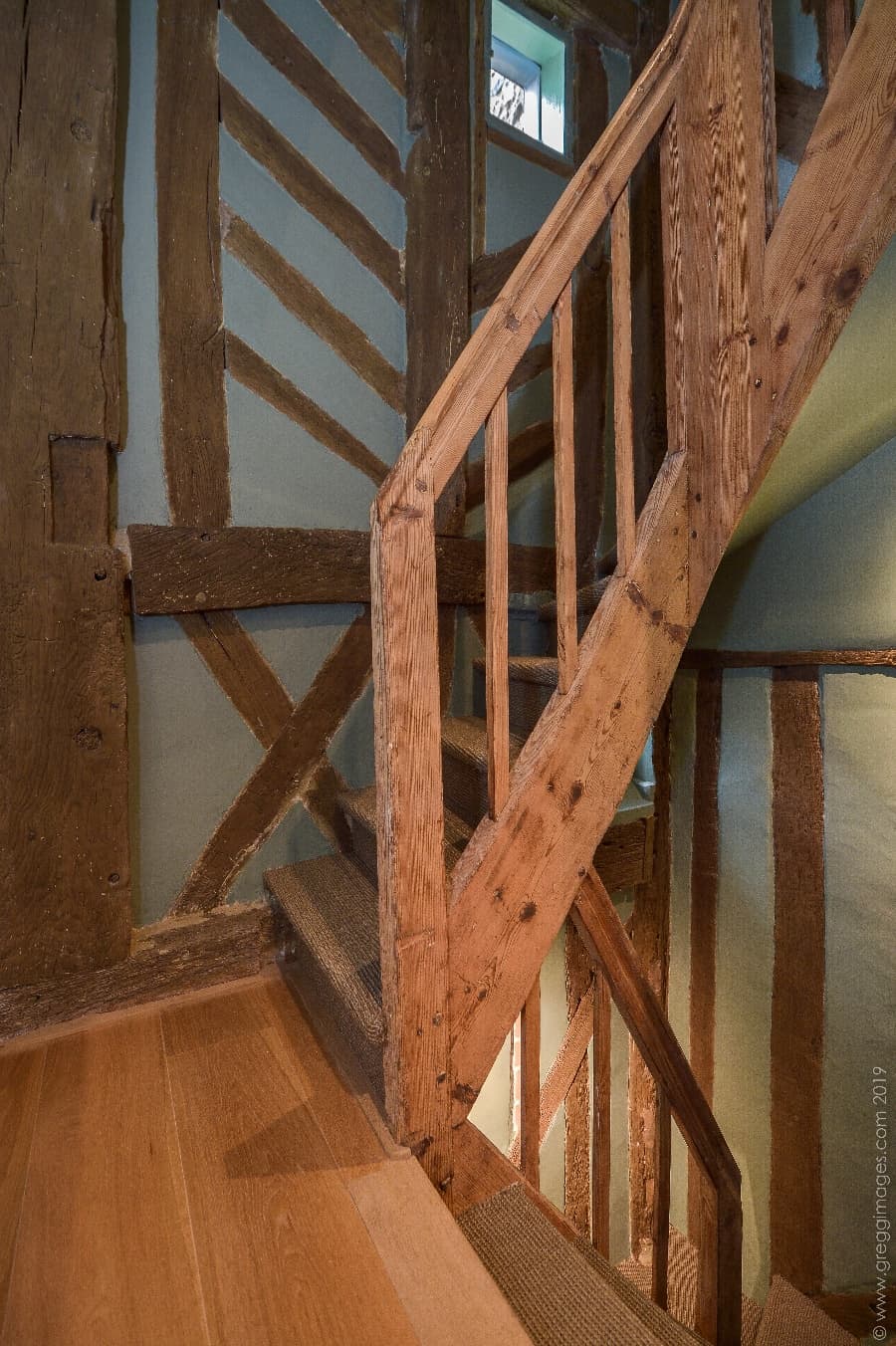 l'escalier typiquement normand