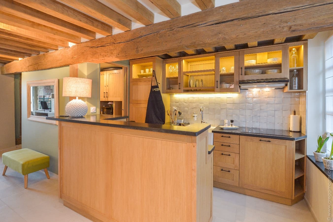 La cuisine de la maison Saint Léonard