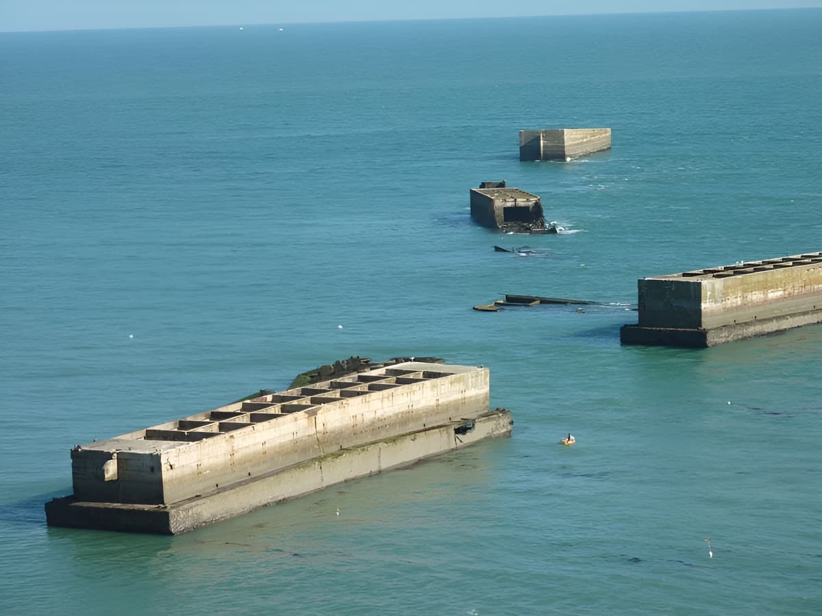 Port artificiel d'Arromanches