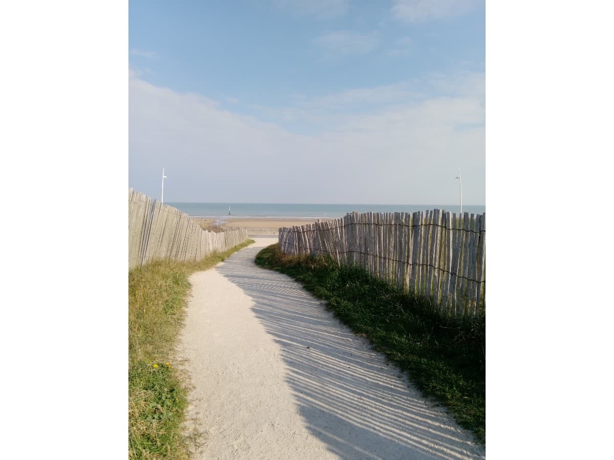 Accès à la plage