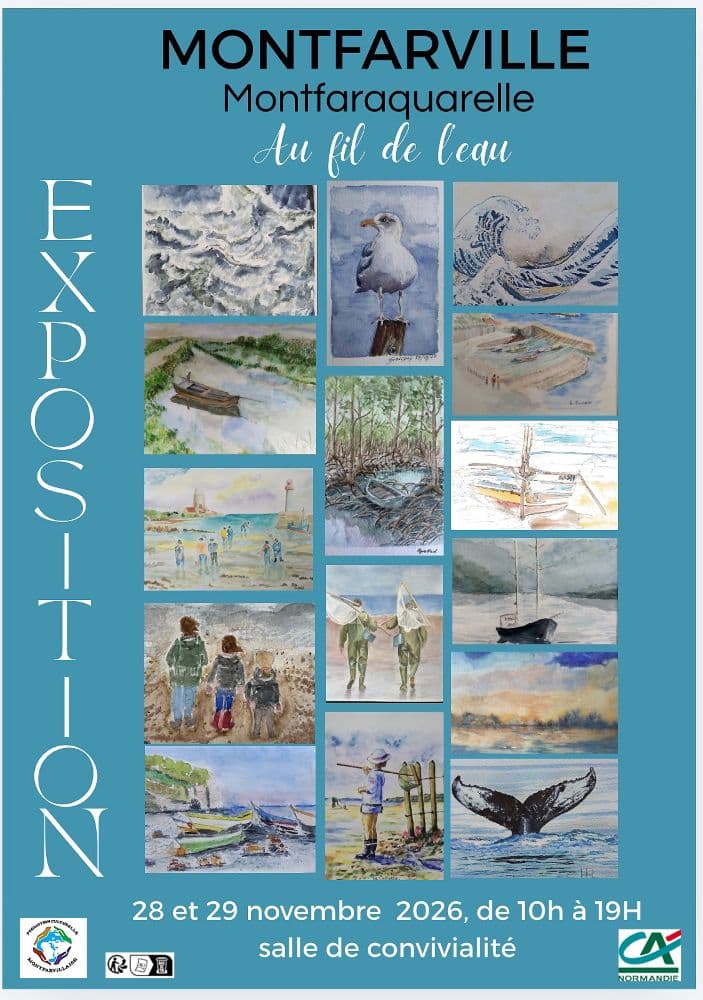 Affiche Exposition Montfaraquarelle copie