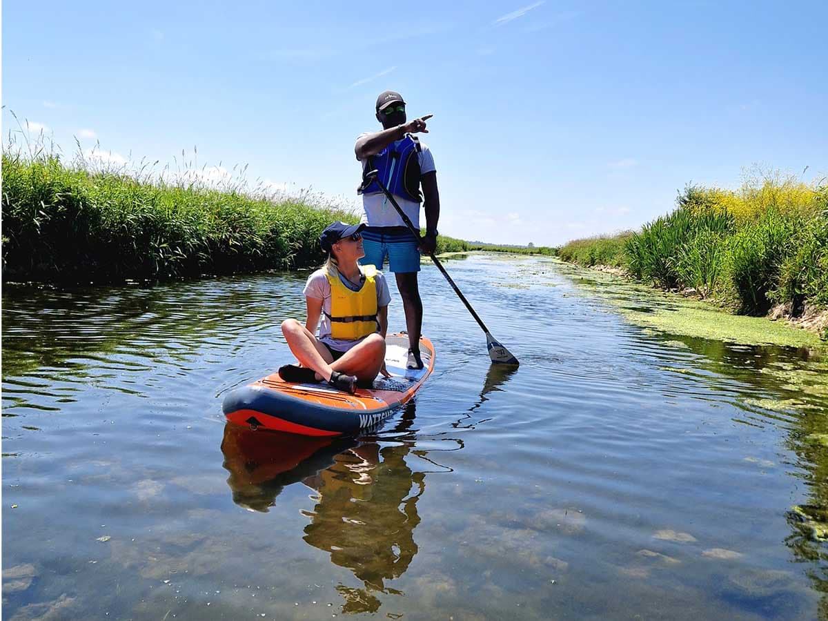 Balade nautique en Stand Up Paddle accompagnée sur l'aURE