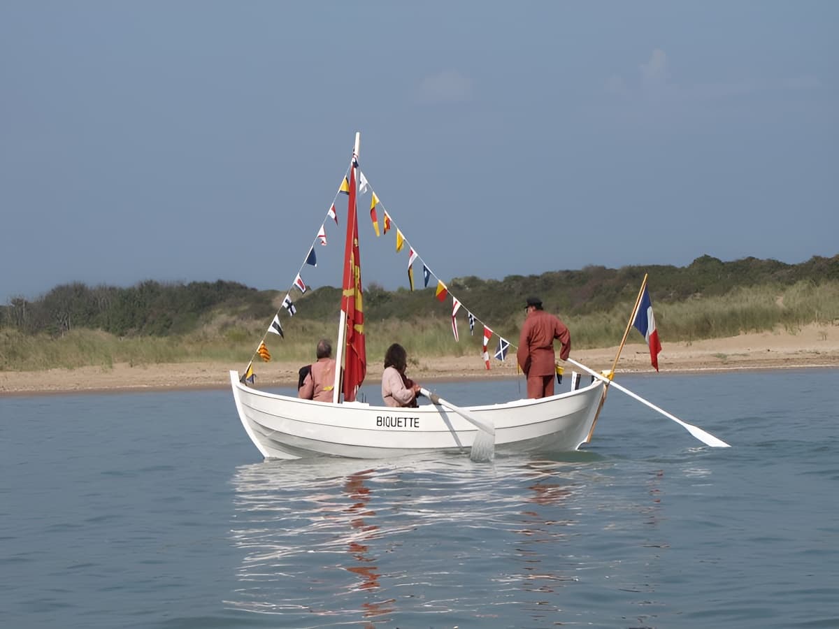 Biquette; gréement traditionnel du CAPAC Dives sur Mer