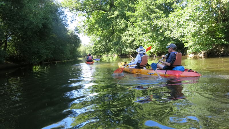 Canoë kayak sur la Sélune