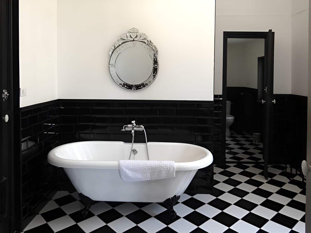 Chateau de Hieville Salle de bain