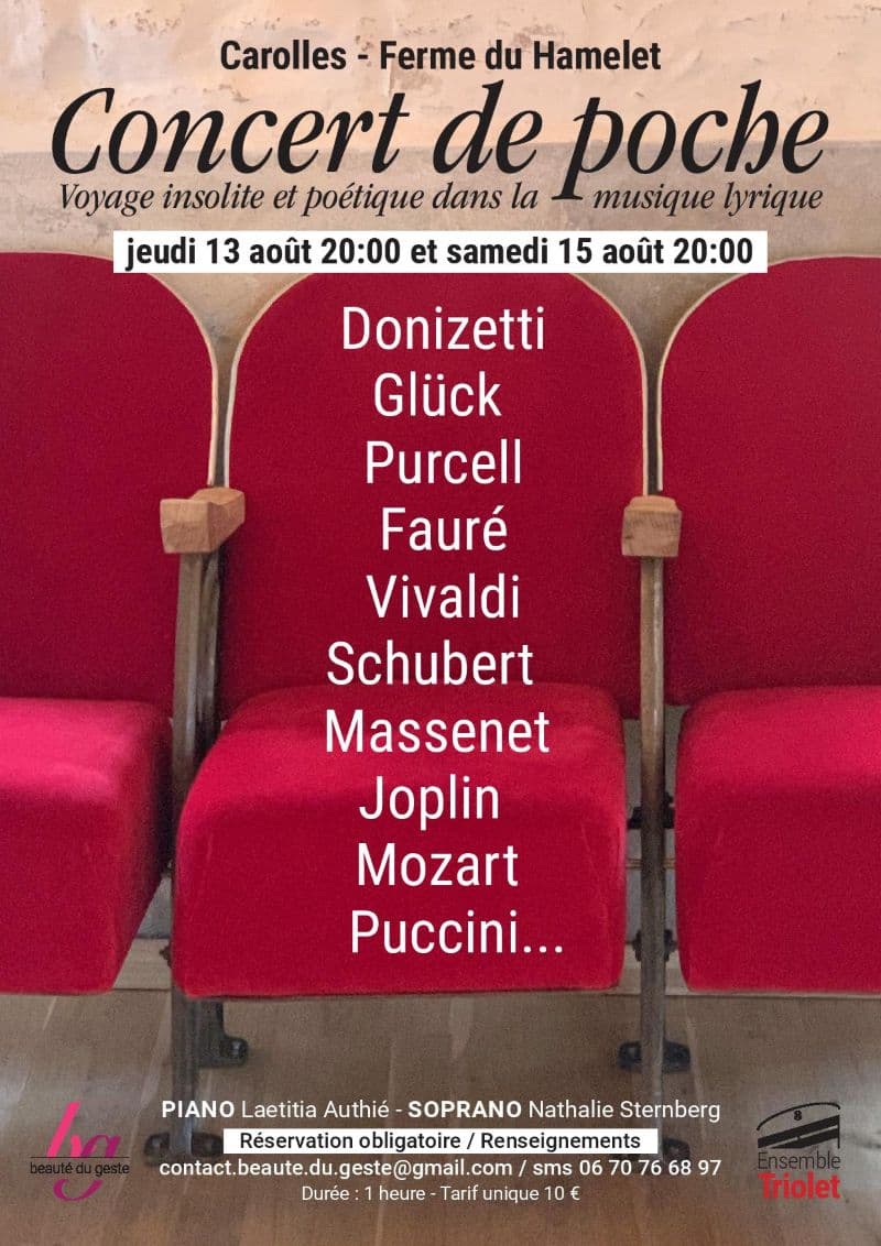 2026 - Concert de poche août
