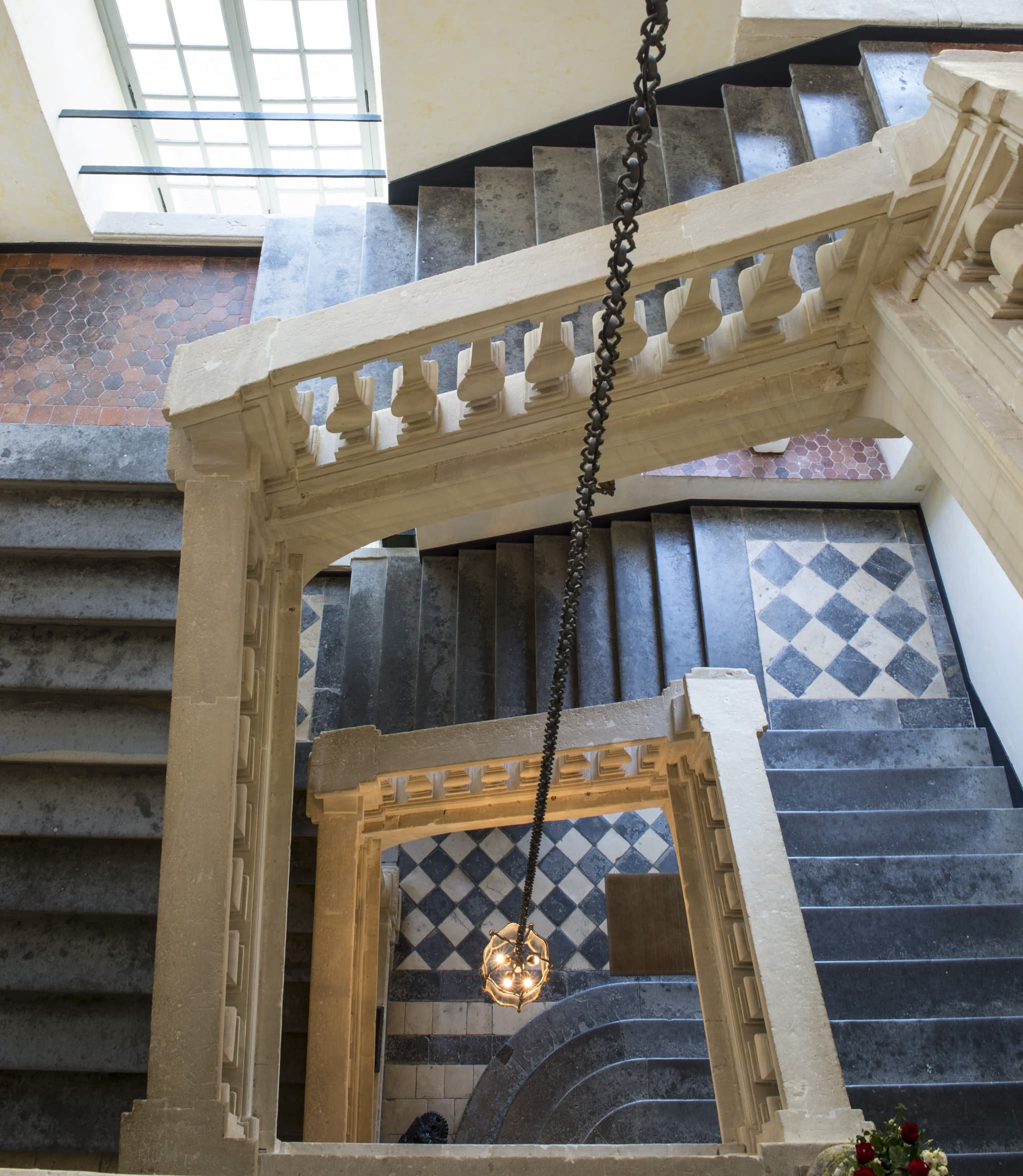 Escalier suspendu ©Château de Balleroy