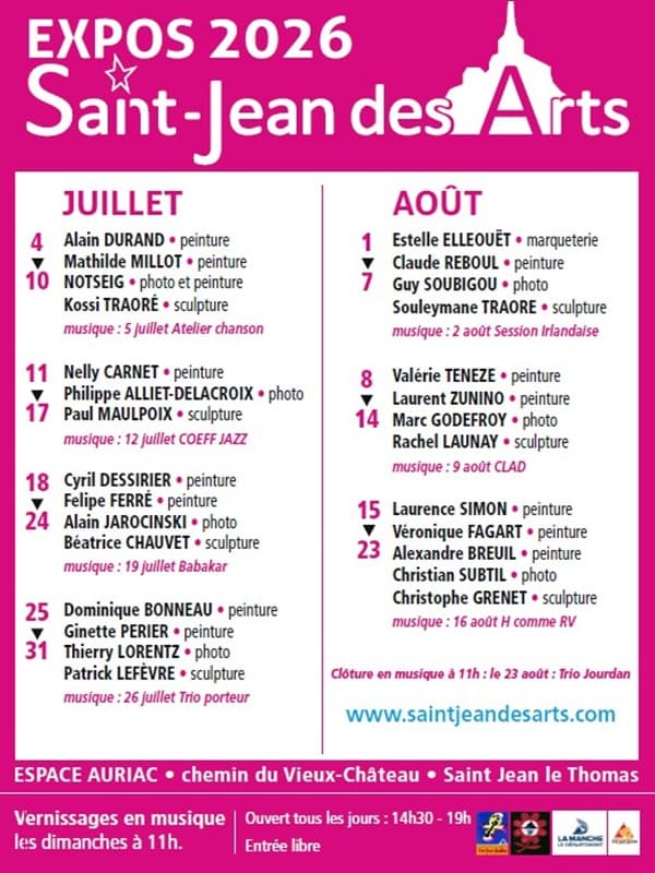 ExpositionsestivalesStJeandesArts_STJLT_été2026