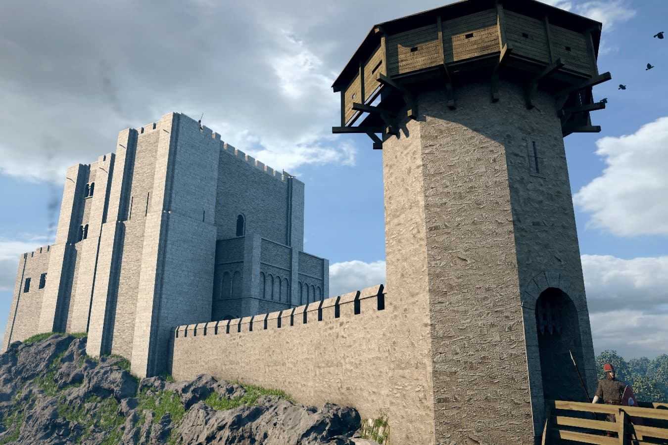 Histocam4 Château Guillaume le Conquérant FALAISE