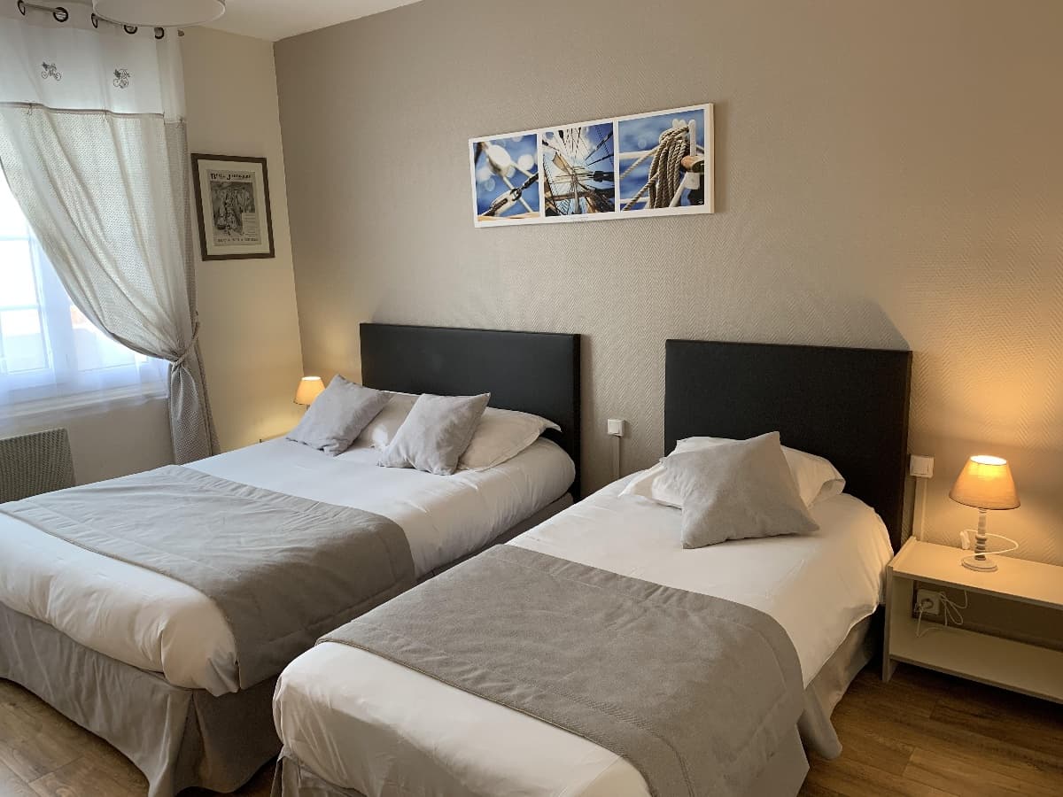 Chambre triple vue mer