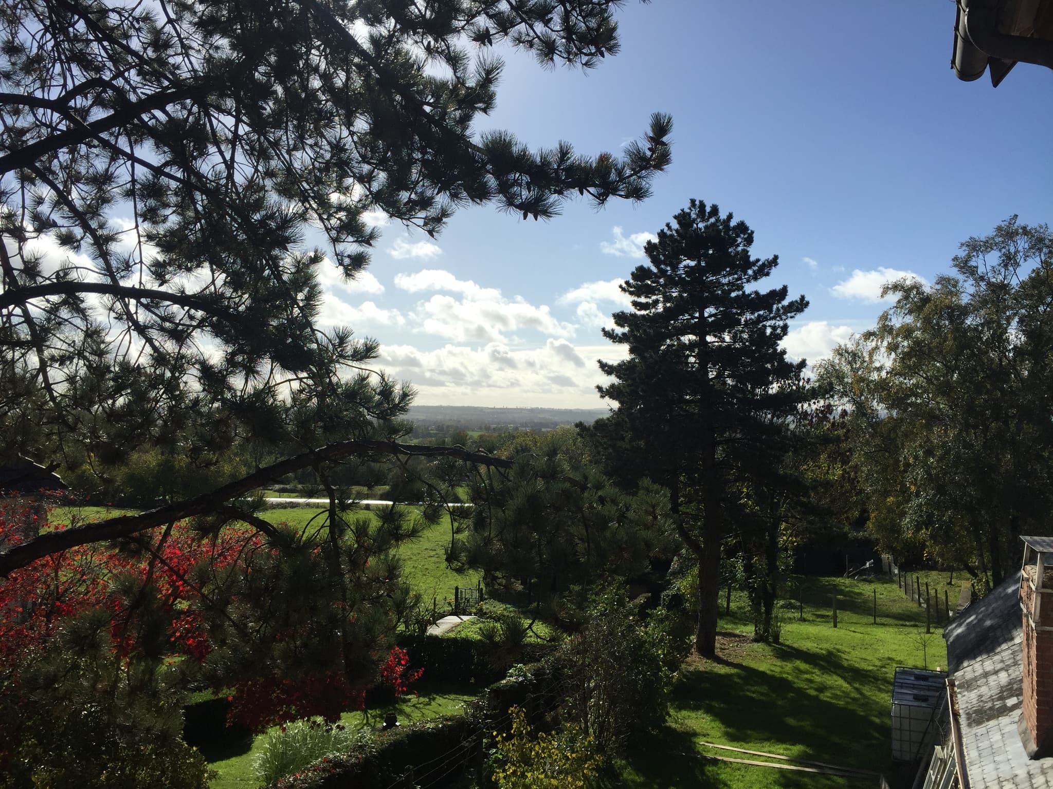 Vue depuis le gîte