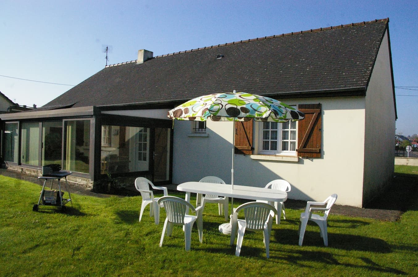 Gîte au Molay Littry, jardin