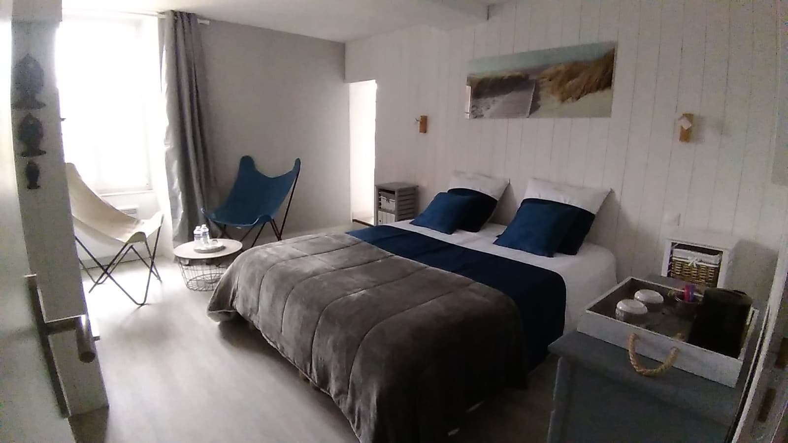 LES CABINES - chambre 1 - lit de 160