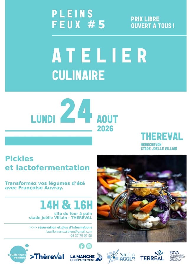 Festival Pleins Feux 2026_atelier culinaire
