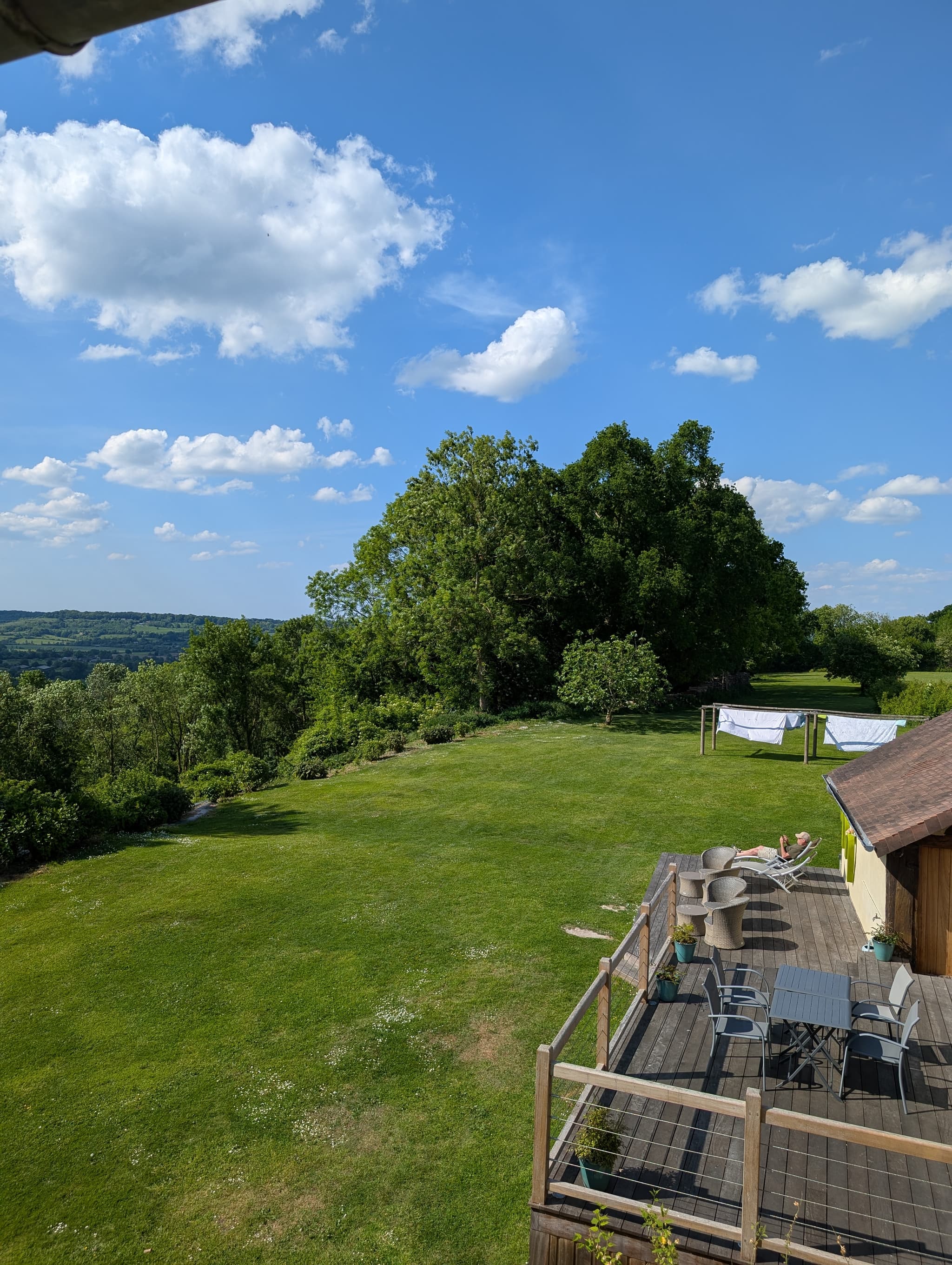 terrasse et vue