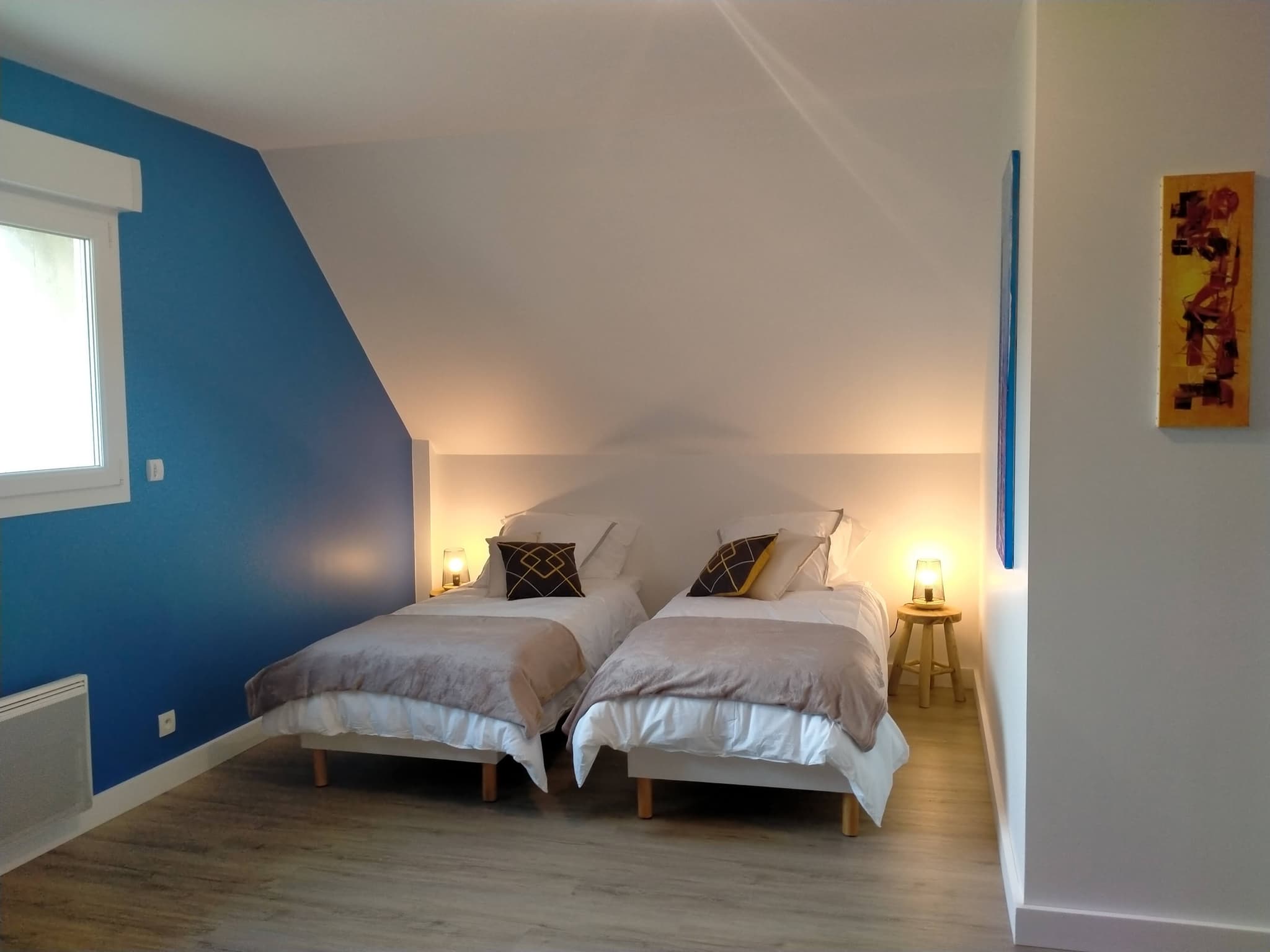Chambre 4 Pers. à l'étage - 1 lit 160x200