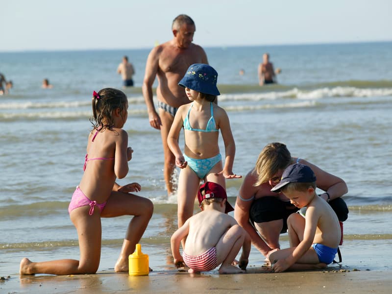 Jeux de plage en Normandie