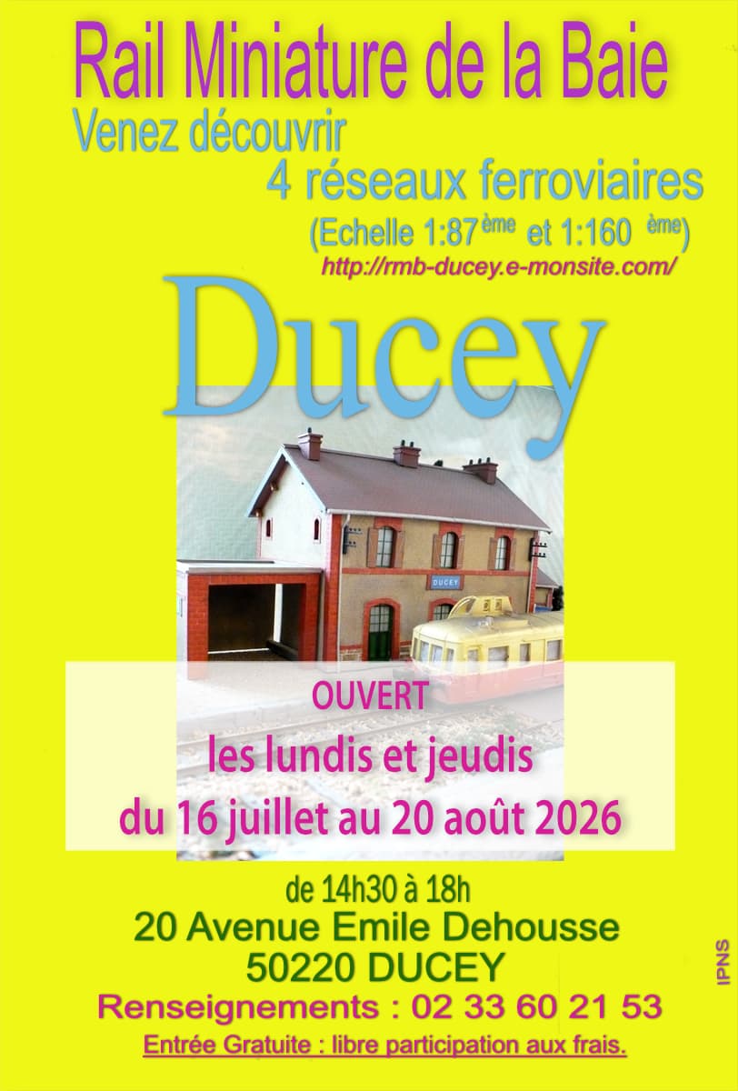 RAIL MINIATURE DATES estivales 2026