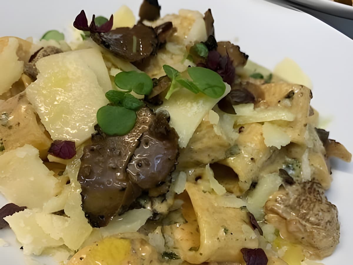 Rigatoni aux morilles