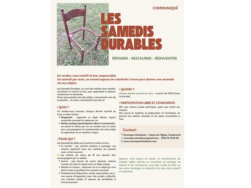 Samedis durables