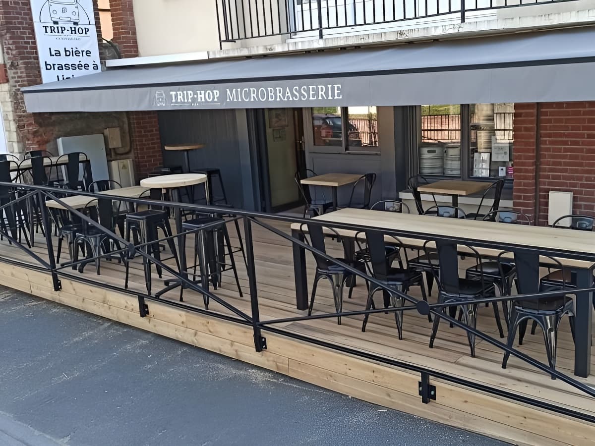 TripHop microbrasserie Lisieux terrasse
