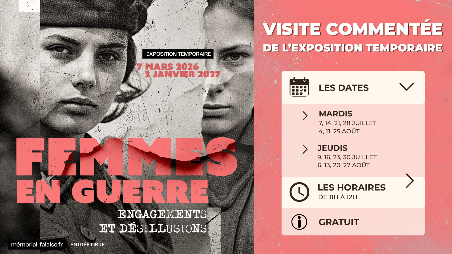 Animations_Tourinsoft - Visite expo temporaire femmes en guerre