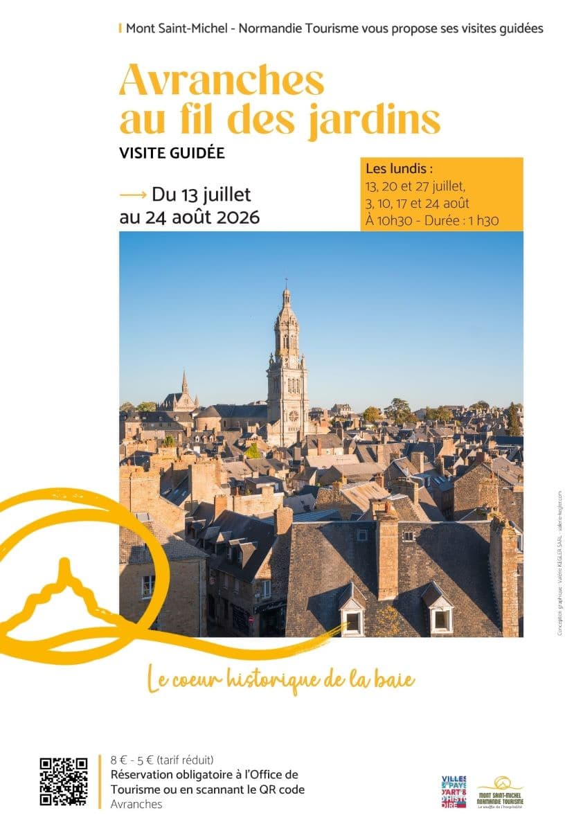 Visite guidée estivale Avranches 2026