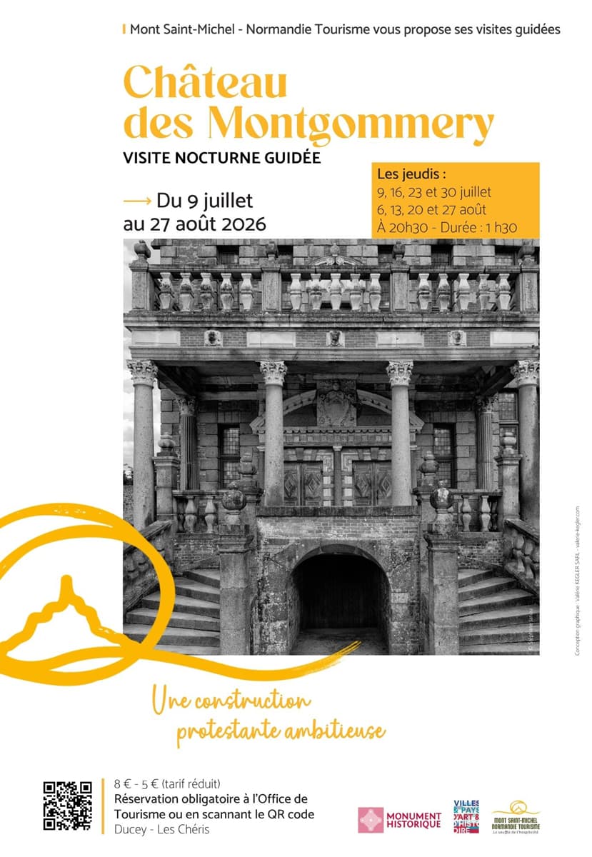 Visites guidées nocturnes Ducey 2026