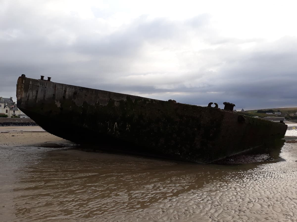 Le port artificiel d'Arromanches