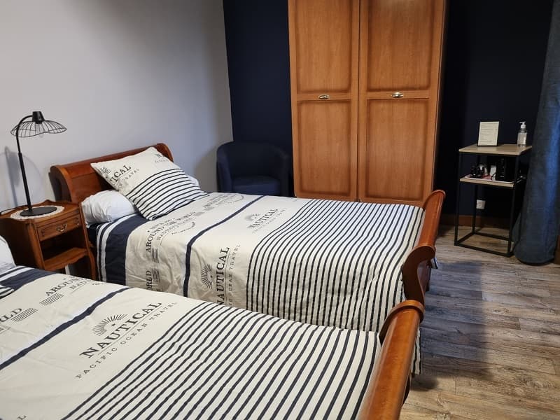 chambre lits jumeaux