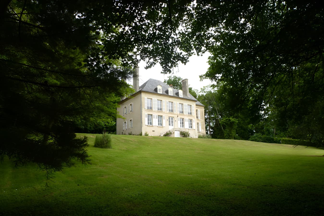 Vue du manoir