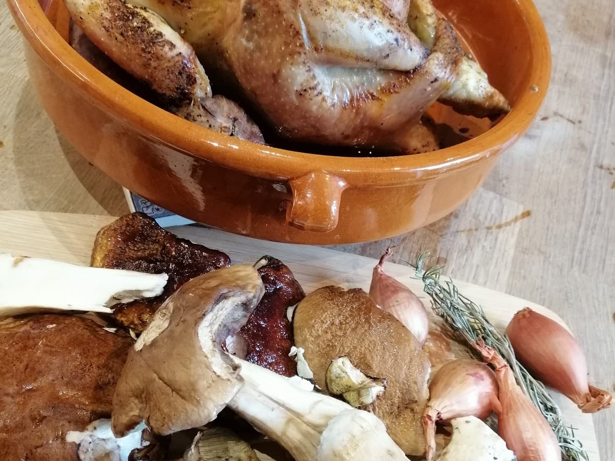la cantellerie poulet aux cèpes