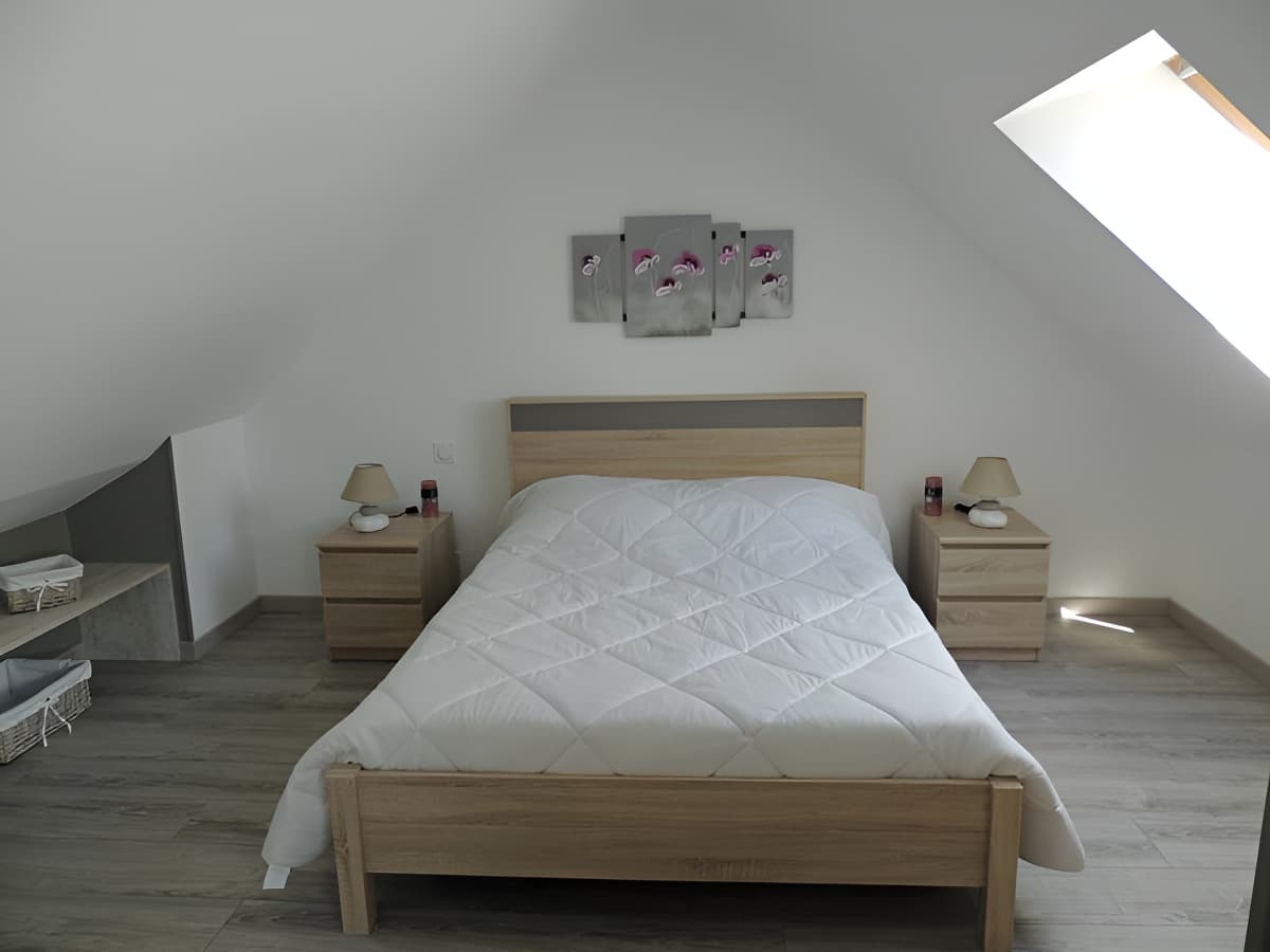 Le petit Vauquelin à Sommervieu, chambre