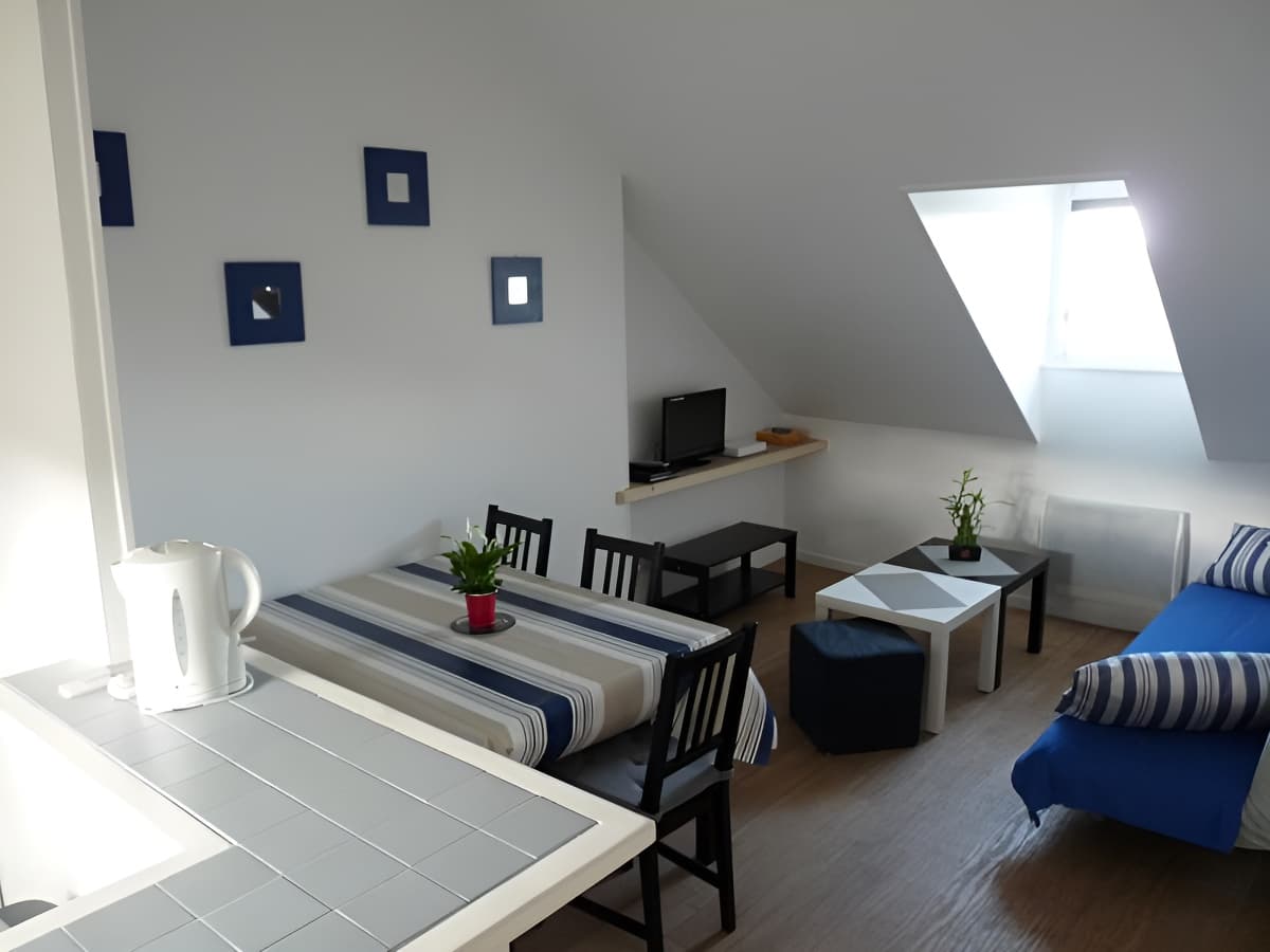 Gîte les Moulières à Honfleur, pièce à vivre
