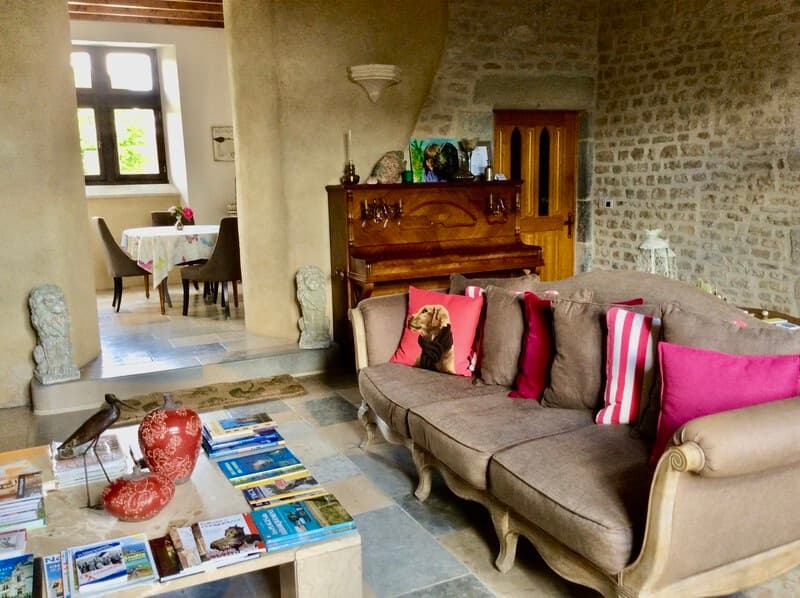 manoir de beaucron-salon