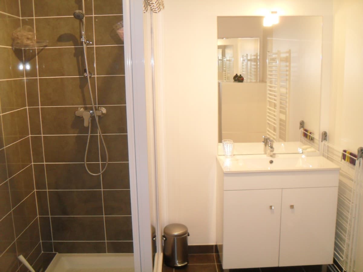 La salle de douche